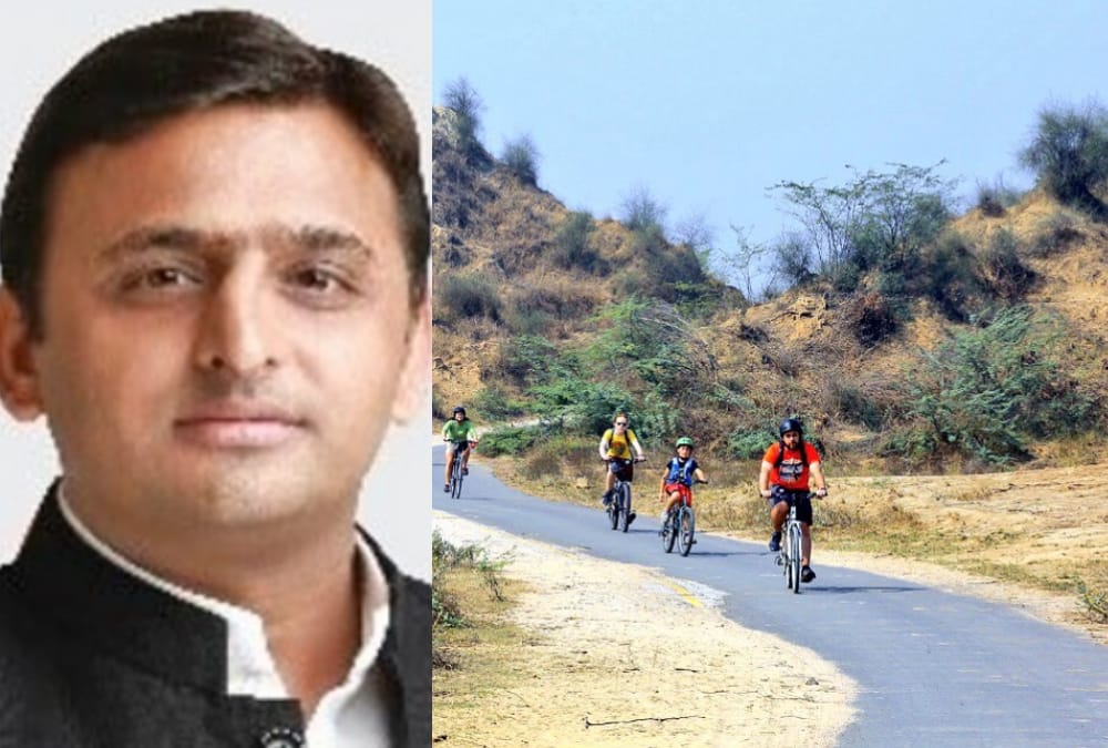 akhilesh yadav tweets about his government's good work done in chambal.