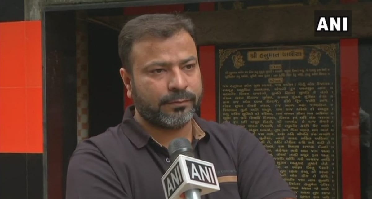 Moin Memon of Ahmedabad has undertaken renovation of 500 year old Hanuman temple in Mirzapur Gujarat
