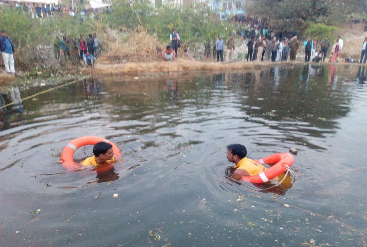 Rajasthan a child death due to falling into the dravyavati river in jaipur