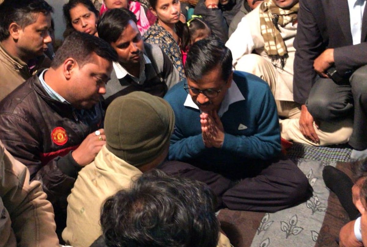 delhi CM kejriwal met ankit saxena family, may announce compensation