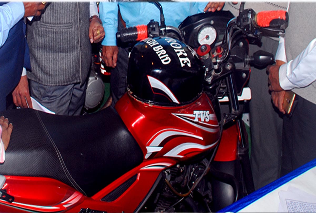 now motorcycle will run by water