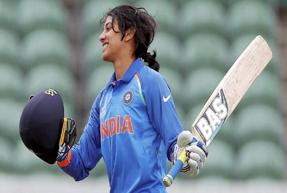 smriti mandhana smash faster half century in just 24 ball against new zealand