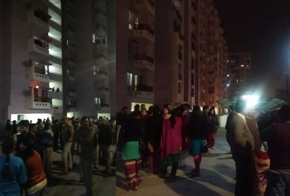 allegedly presence of a terrorist in a flat created ruckus.