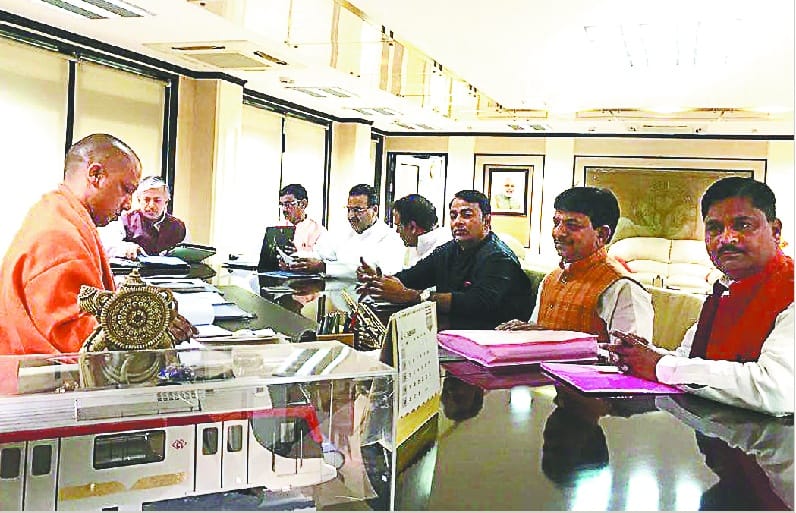 Khapa Chaudhary's delegation met with CM Yogi