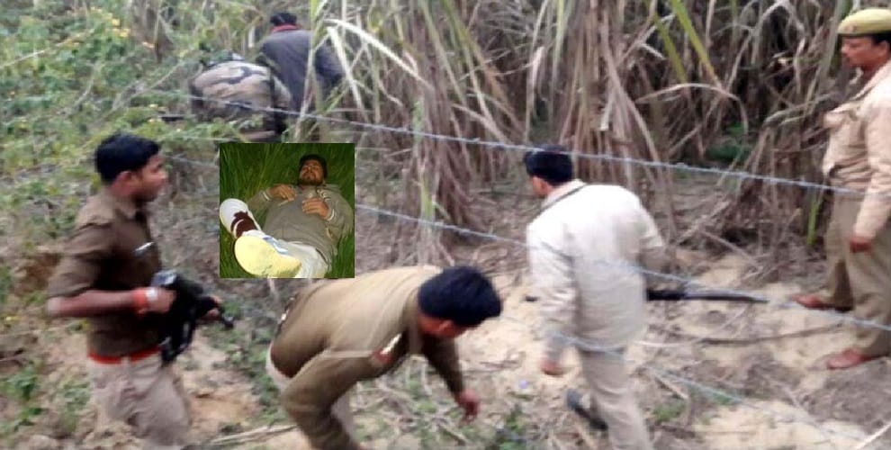 Encounter in West UP, police shot gangsters, three arrested