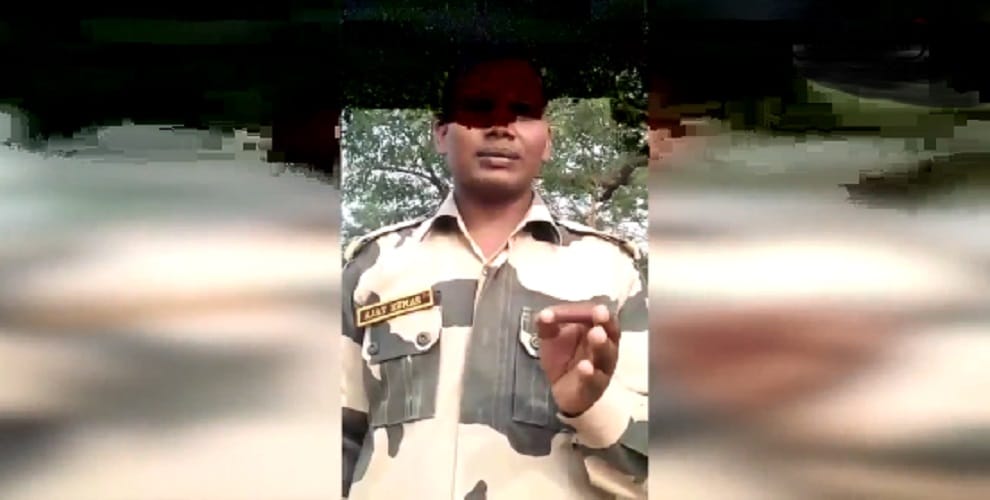 BSF jawan video viral, warning to raise arms for family safety