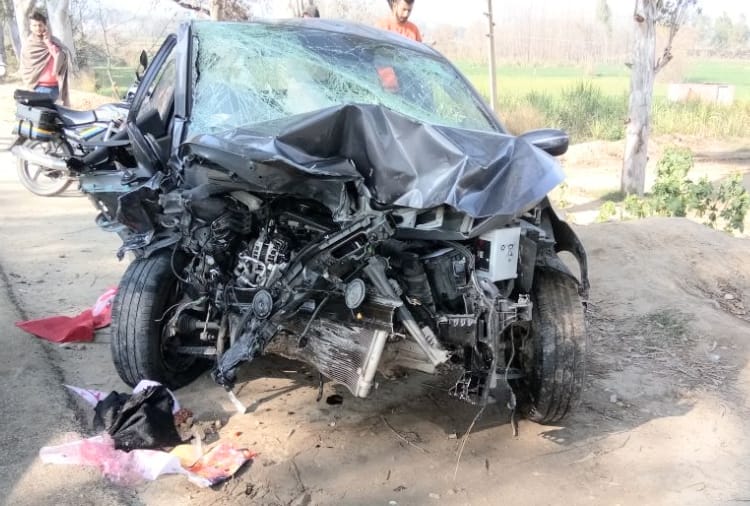 one person died in a collision between two car at una