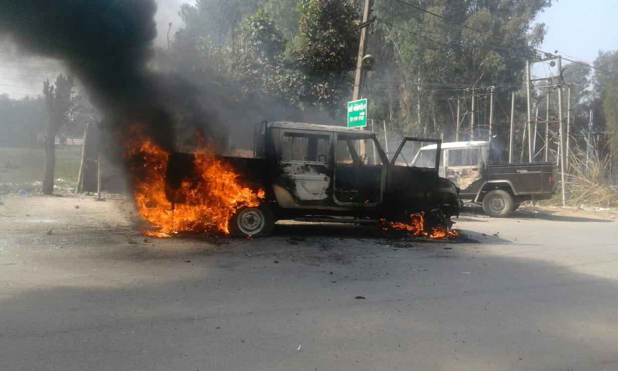 excise department vehicle crushed two boys in batala of punjab
