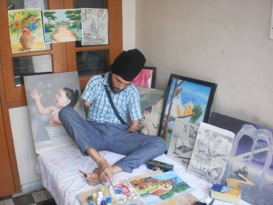 weird people, handicape cyclist jagwinder singh story