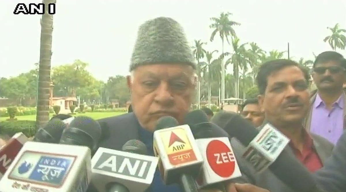 Farooq Abdullah on ceasefire violation by Pakistan said war is never a solution to anything