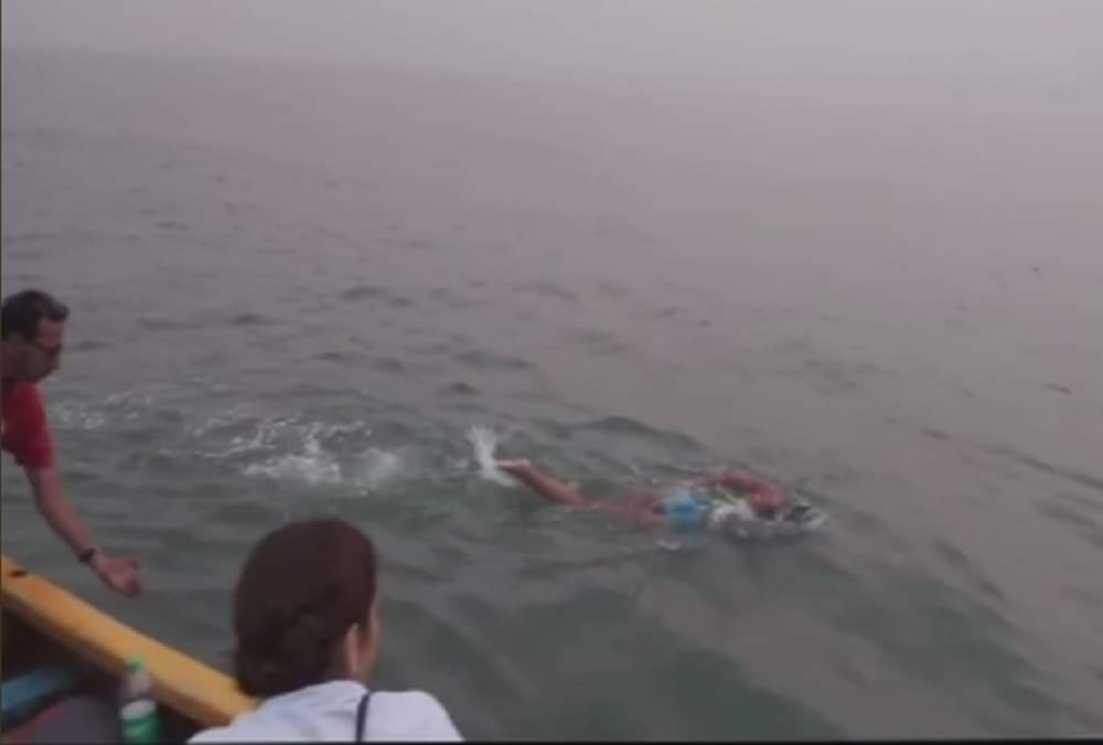 rajasthan udaipur gauravi creates record in mumbai sea