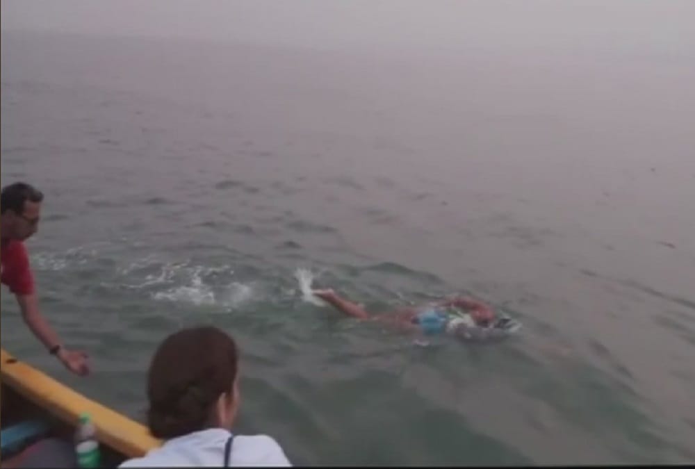 rajasthan udaipur gauravi creates record in mumbai sea