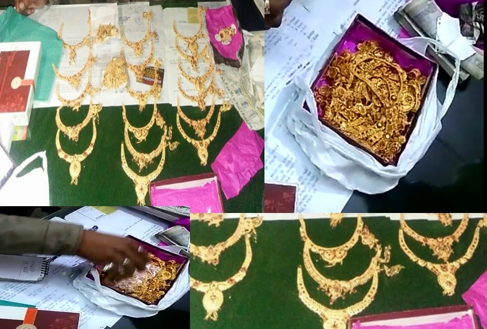 police caught gold ornaments bag in haridwar