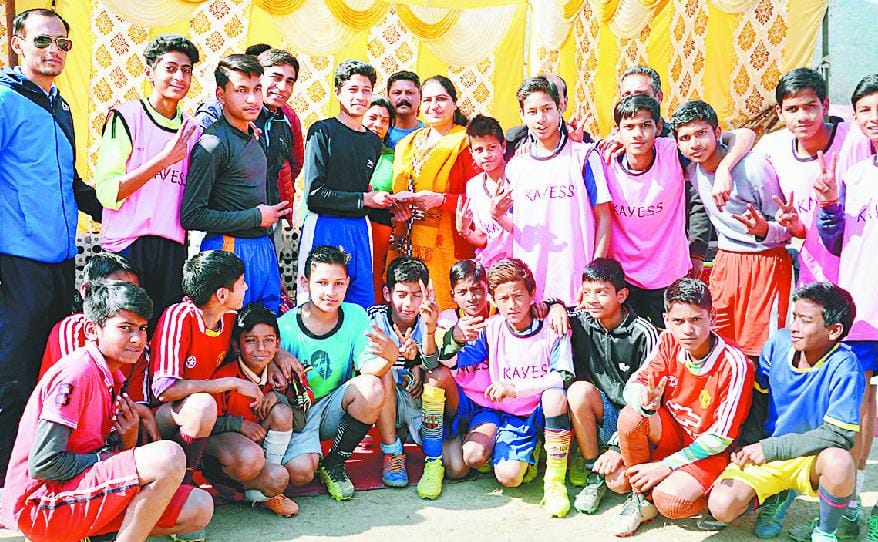 ग्रीन लैंड बना सब जूनियर शिवरात्रि फुटबाल प्रतियोगिता का चैंपियन