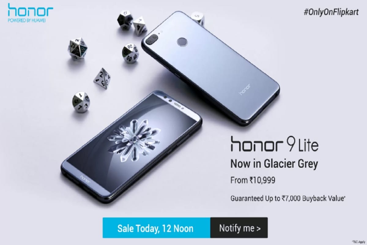 Honor 9 Lite Grey Colour Variant goes to sale in India