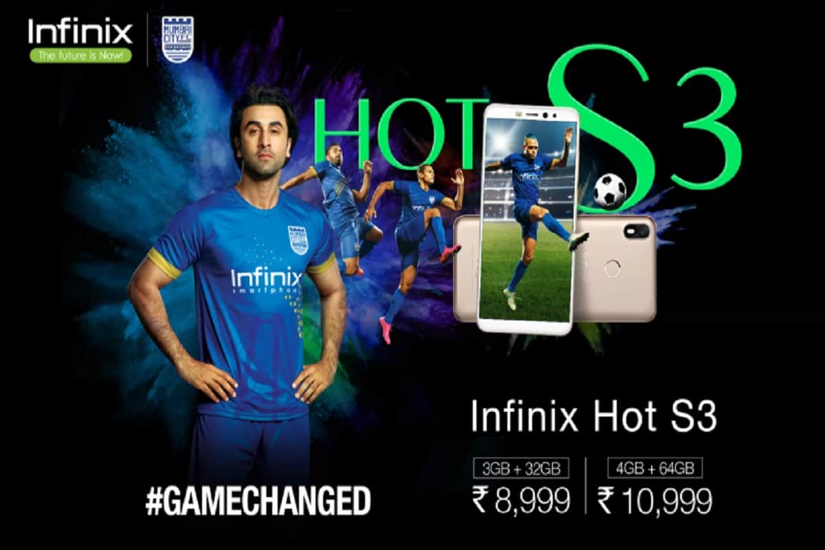 Infinix Hot S3 launched in India With 20 Megapixel Selfie Camera at Rs 8999