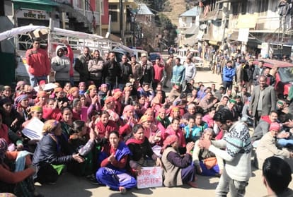 people again started protest at janjahihali despite cm jairam assurance
