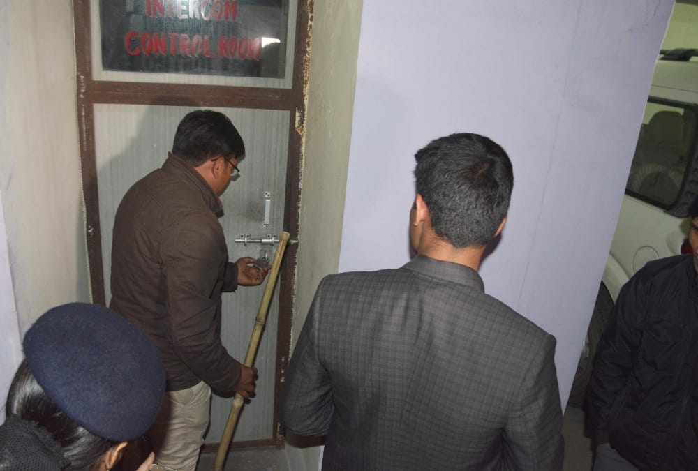 allegedly presence of a terrorist in a flat created ruckus.