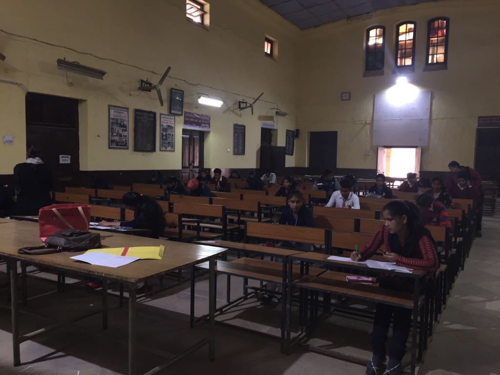 UP Board examination begins in agra 