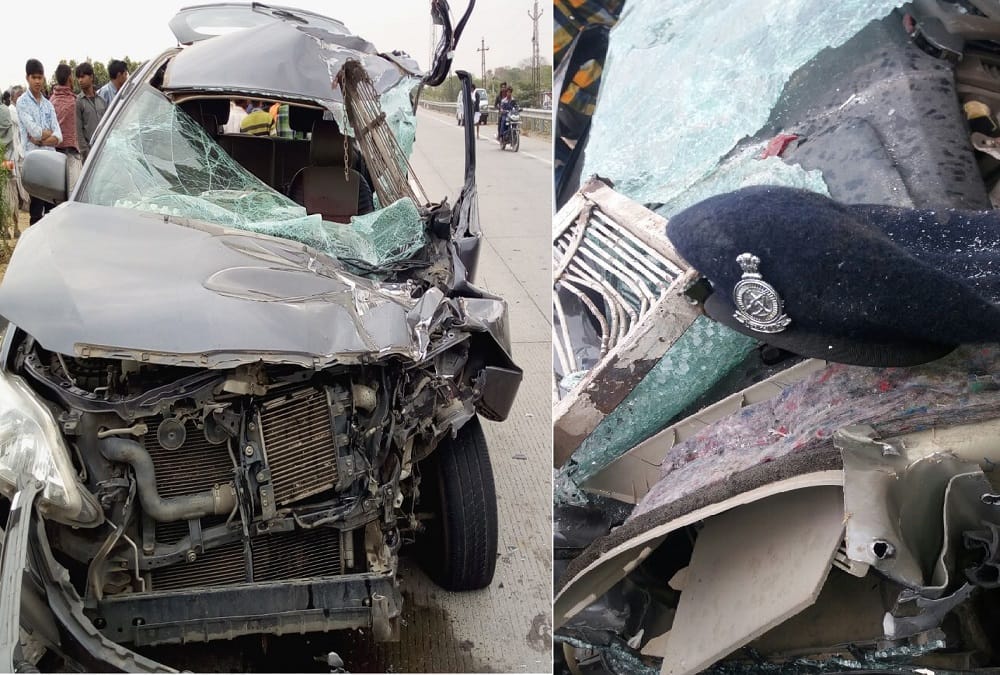 pm modi wife jashodaben injured in car accident near chittorgarh