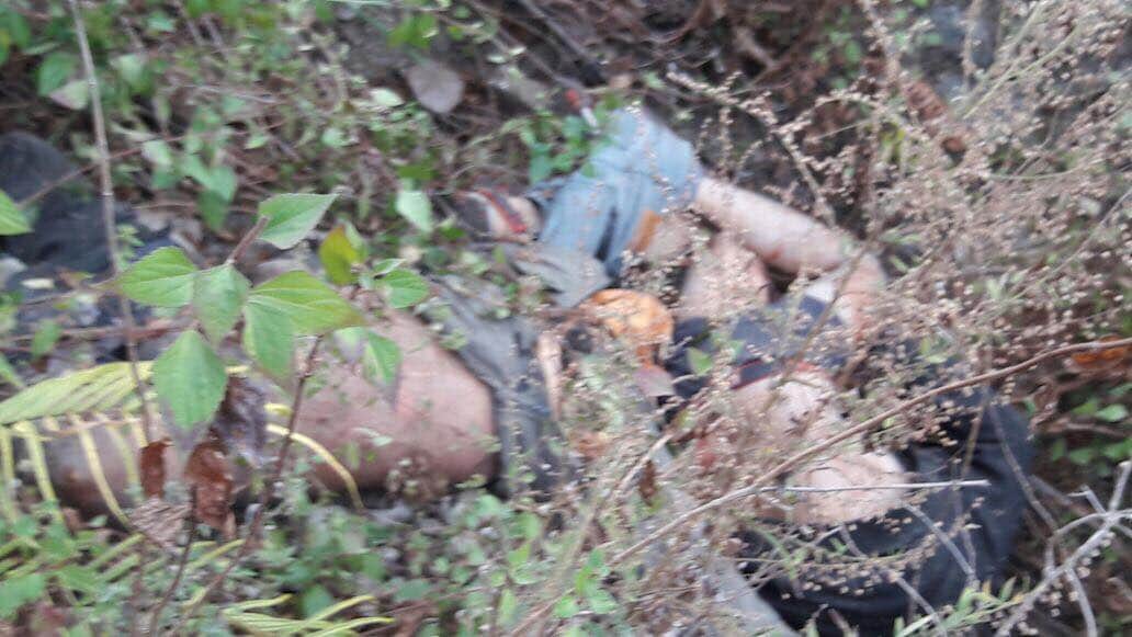 Dead body rescue photos Accident in champawat