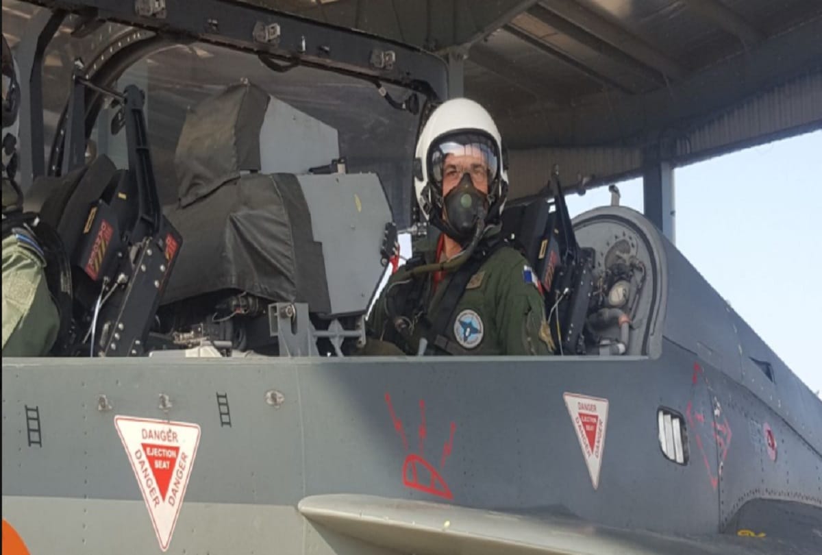 france air force chief flew in tejas from jodhpur air base