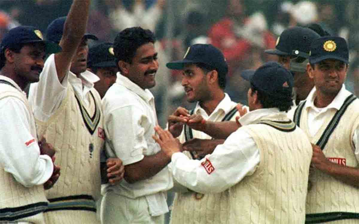 IND vs PAK, Anil Kumble composed history 22 years ago on this day, became the first Indian bowler and second overall to scalp all the 10 wickets in a Test innings.