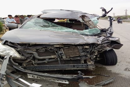 truck driver arrested in jashodaben car accident case