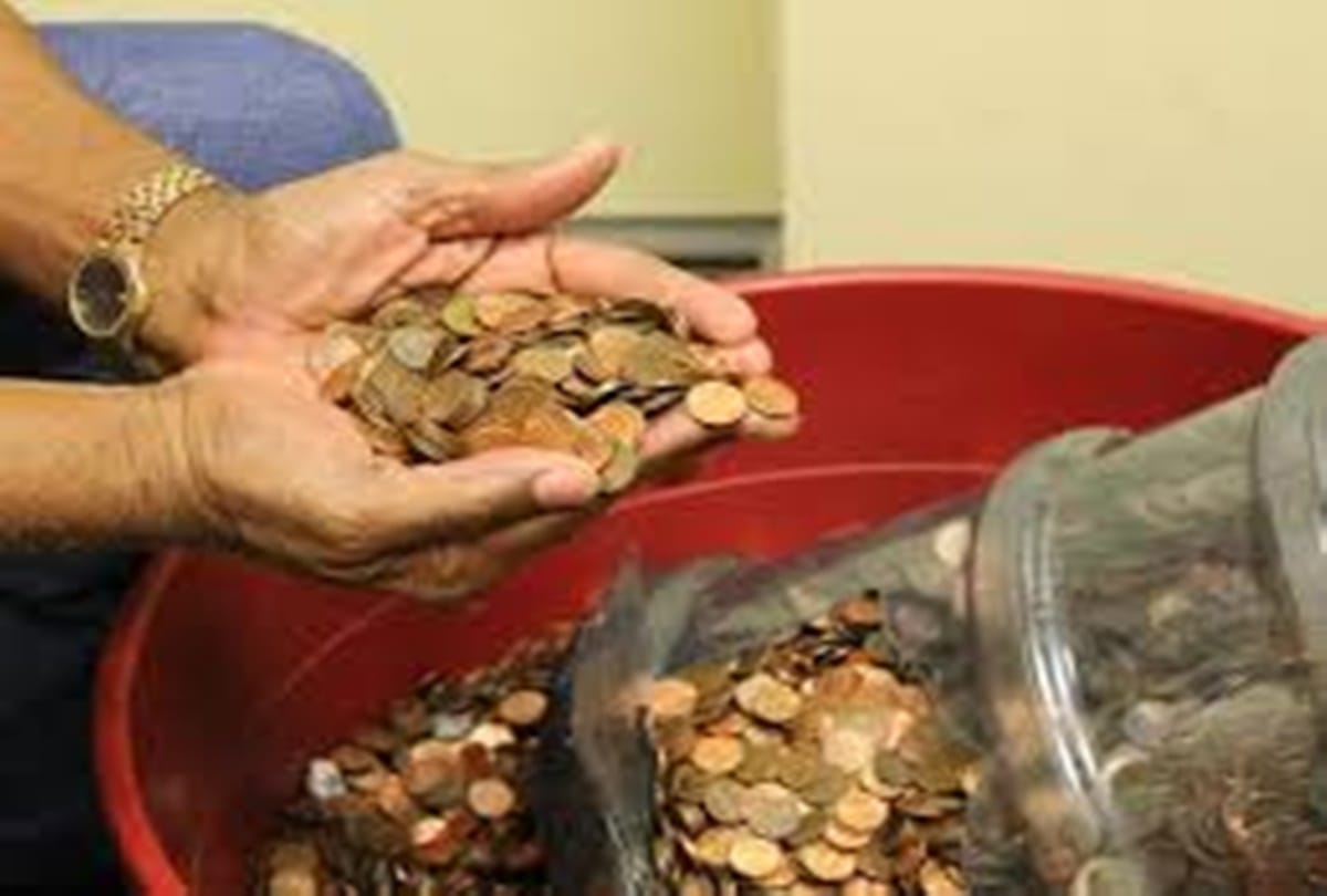 This man was collecting pennies since fourty five years