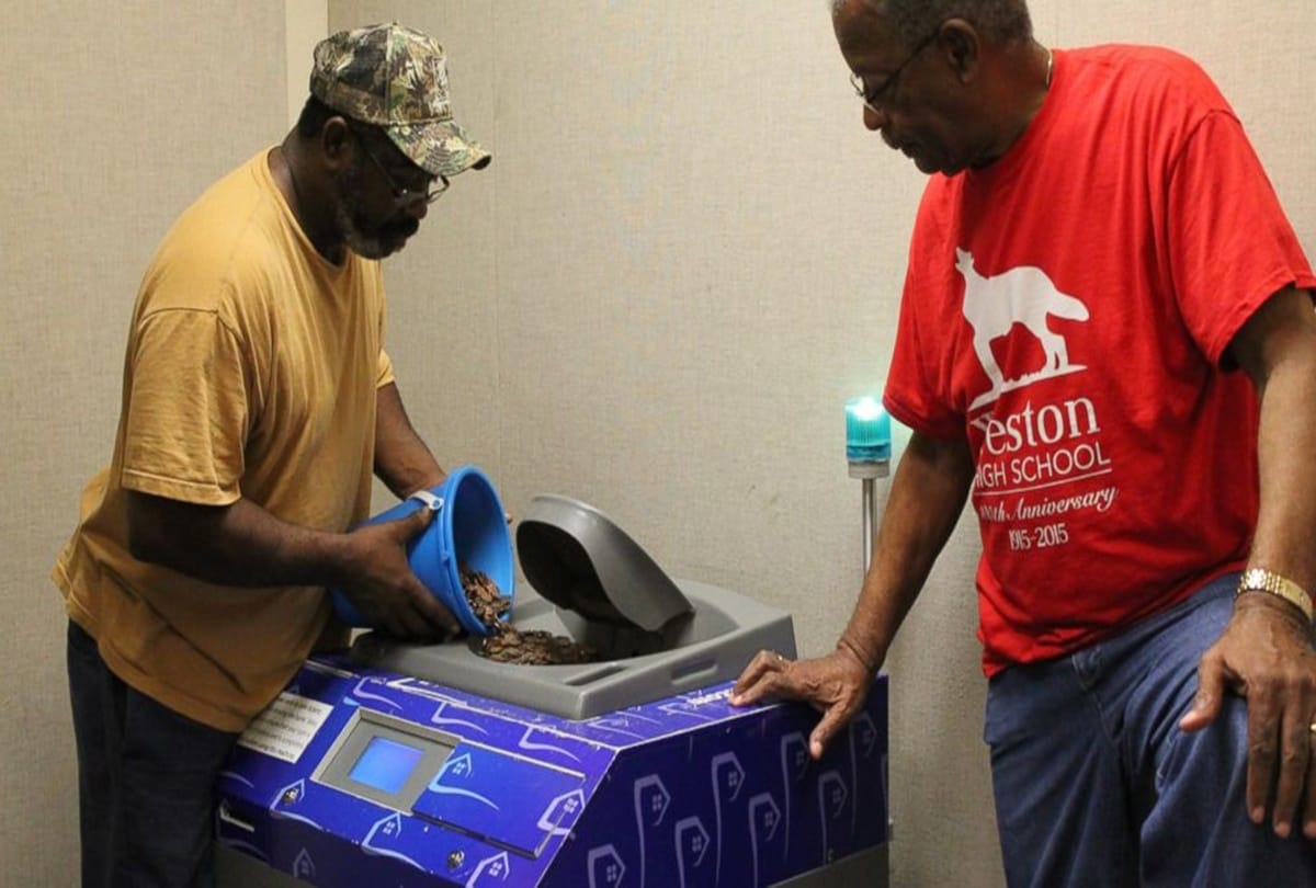 This man was collecting pennies since fourty five years