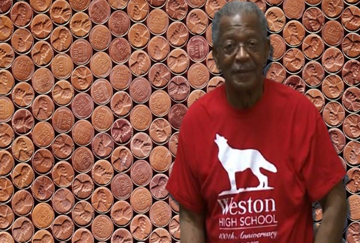 This man was collecting pennies since fourty five years