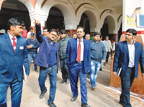 DRM inspected Etawah station