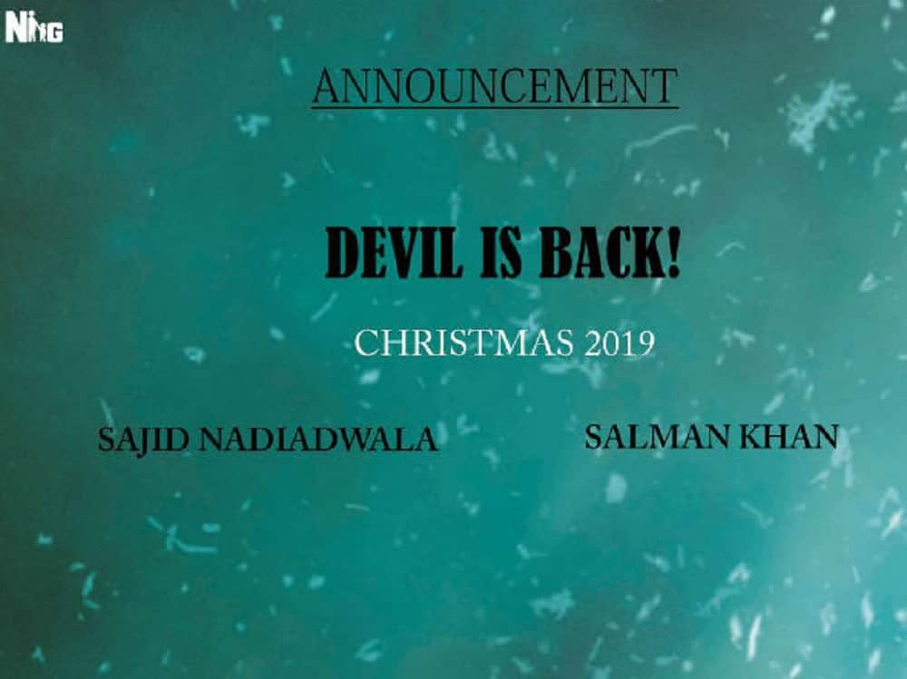 kick 2 poster announced devil salman khan is all set to be back on this christmas
