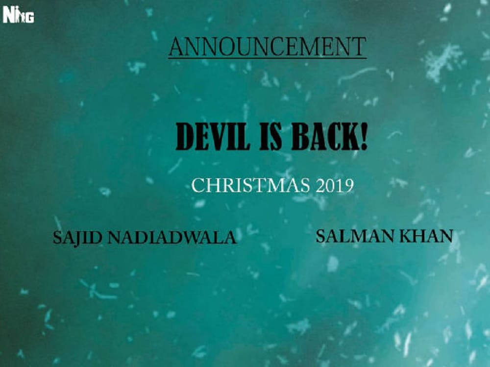 kick 2 poster announced devil salman khan is all set to be back on this christmas