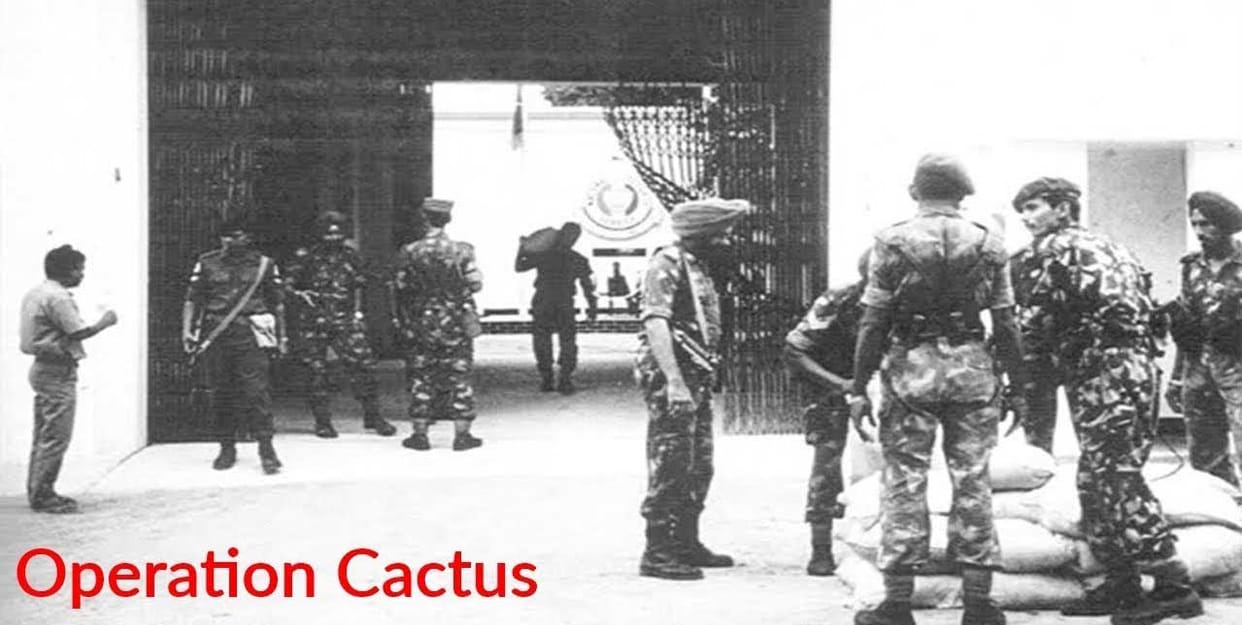 Operation Cactus: Indian Army reached Maldives and helped out