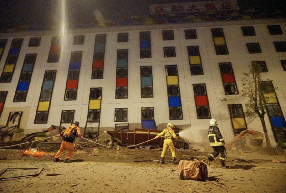 Two people dead and injured in Taiwan after 6.4 magnitude earthquake