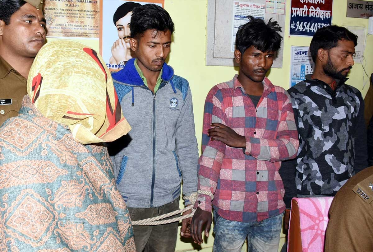 Son's gang steals and mother used to help