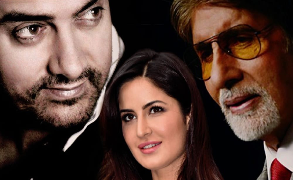 Katrina Kaif post selfie with thugs of hindostan trollers asked how aamir khan look taller than you