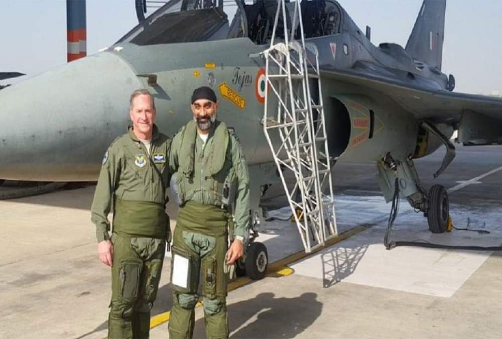 rajasthan jodhpur us air force chief appreciate tejas fighter jet