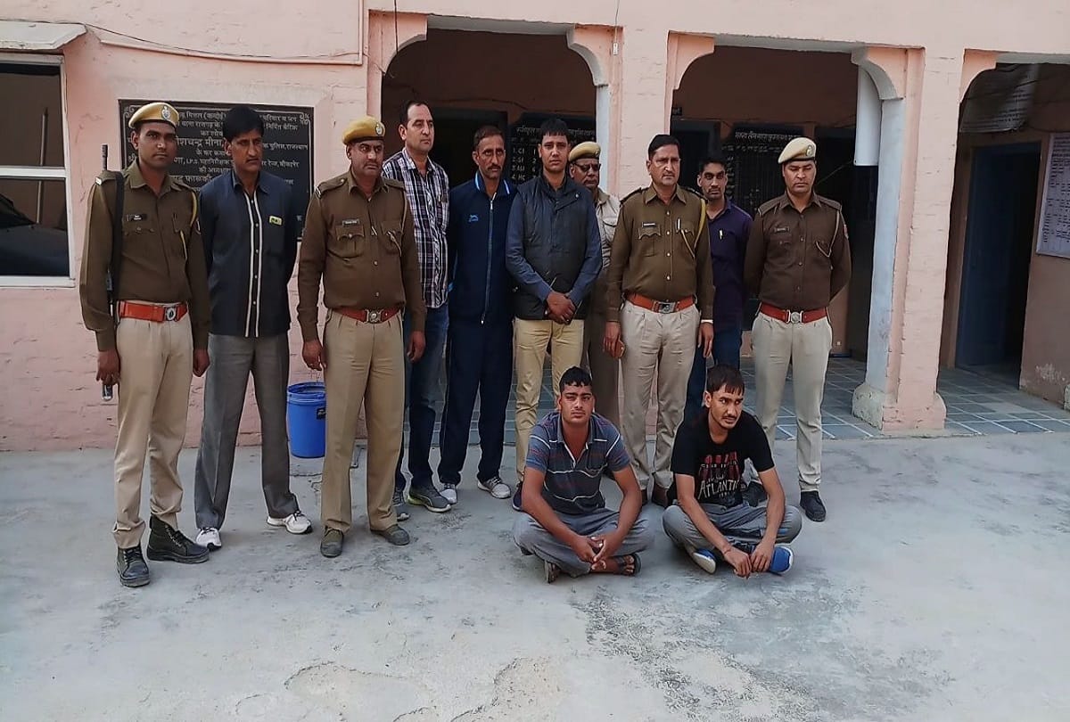 Rajasthan two accused arrest in murder case churu sadulpur court 