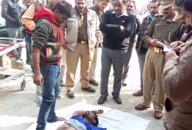 encounter in sitapur, one dead