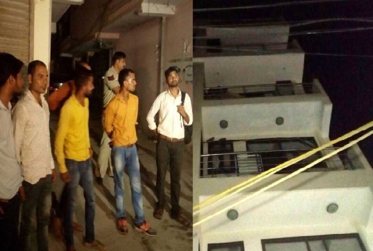 young man committed suicide by jumping from the fourth floor of a house