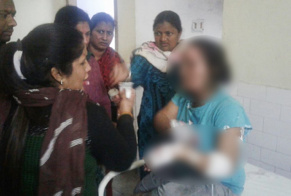 Class 12 student critical after man throws acid on her