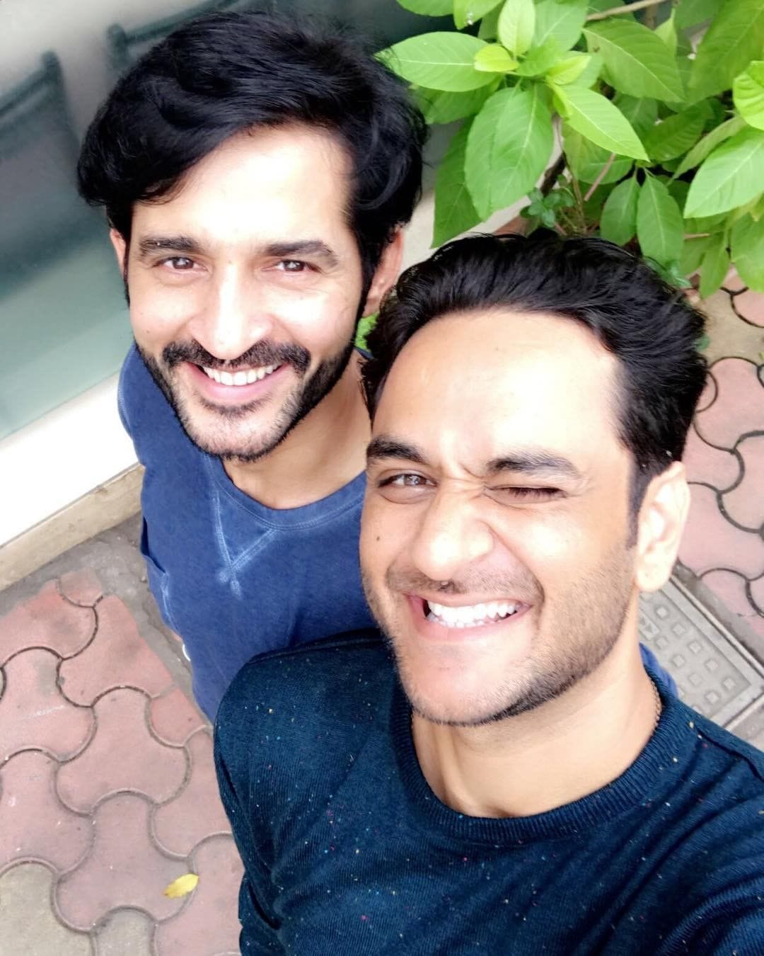 bigg boss ex contestants vikas gupta and hiten tejwani shared photos 