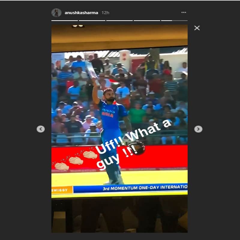 Anushka Sharma shares another Instagram story after Virat Kohli record 34th ODI century