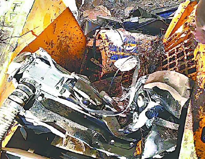 Landslide crushing machines