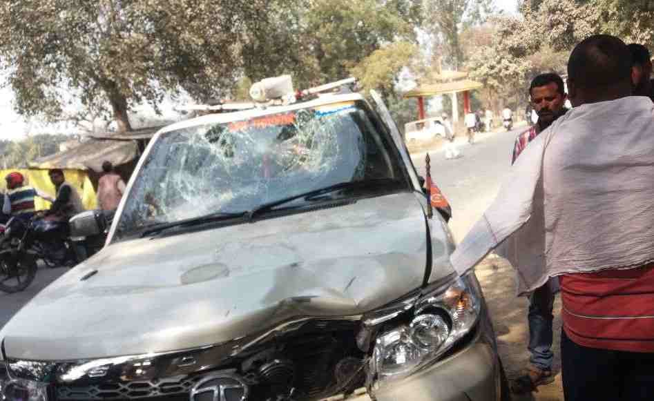 Student died in road accident in jaunpur