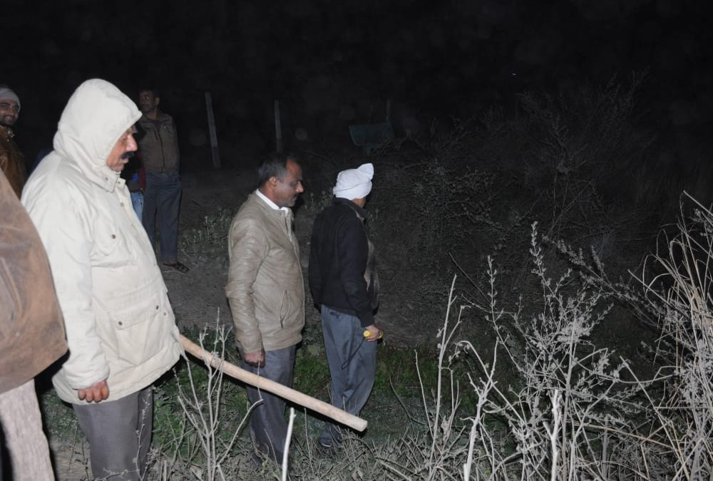 terror of leopard in lucknow.