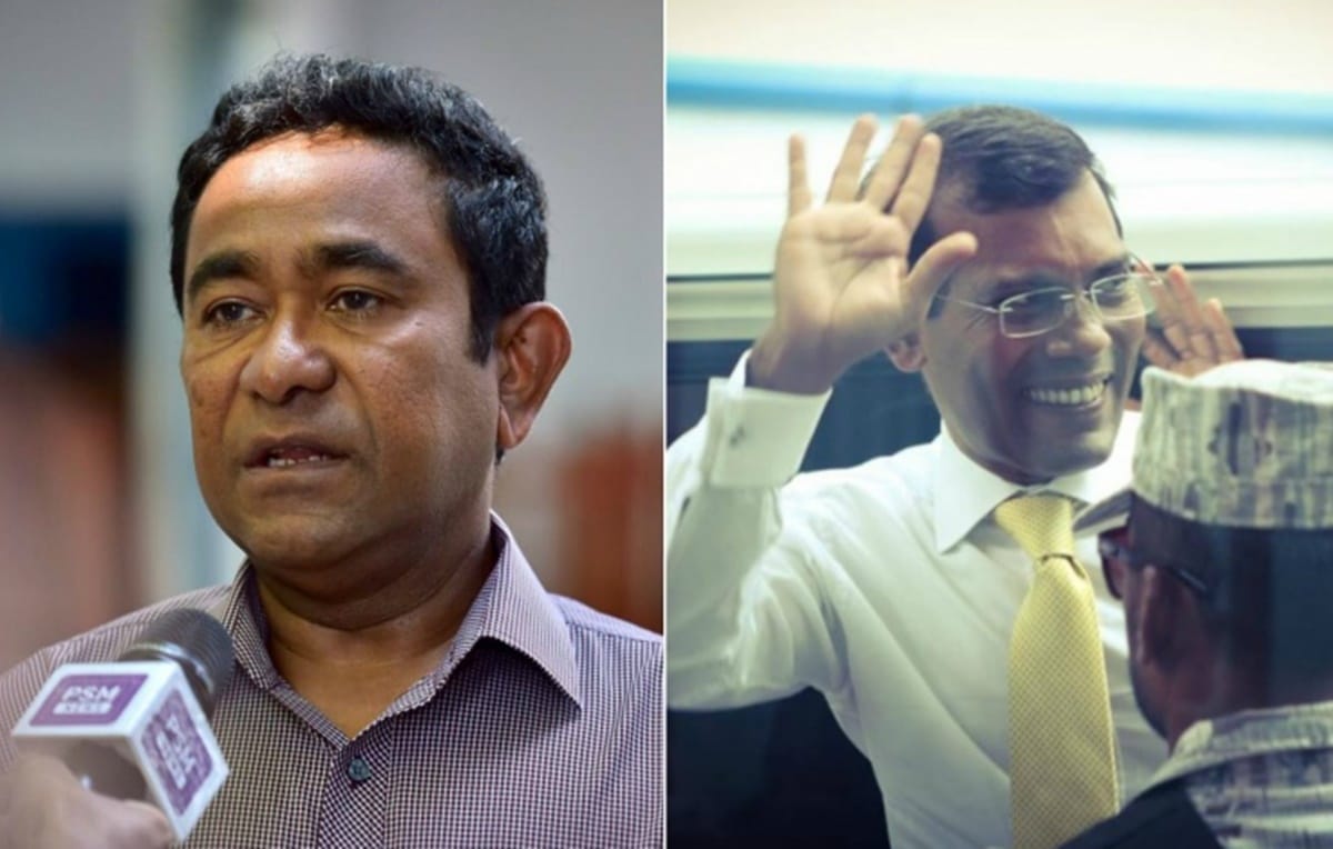 Maldives which is standing on the brink of drowning is facing internal crisis 