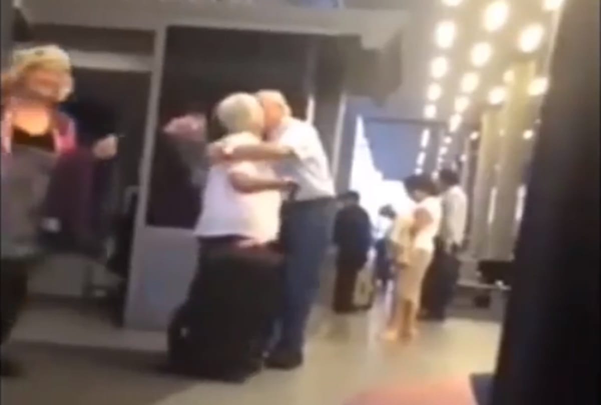 Chocolate Day watch how elder man surprise his valentine with chocolates and roses in Los Angeles